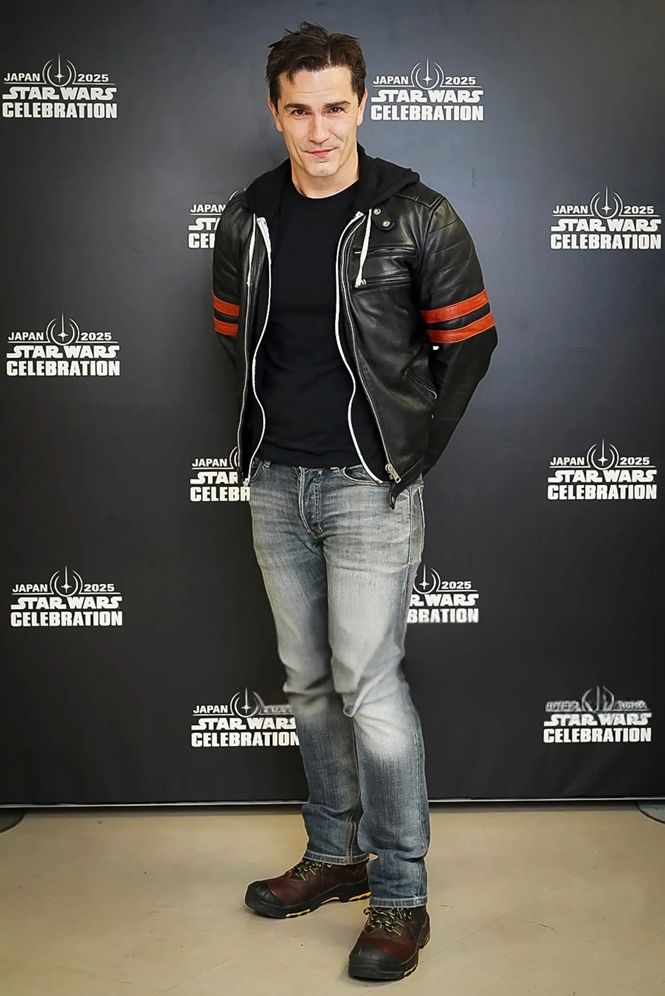 Sam Witwer’s Black Jacket Look  Breakdown
